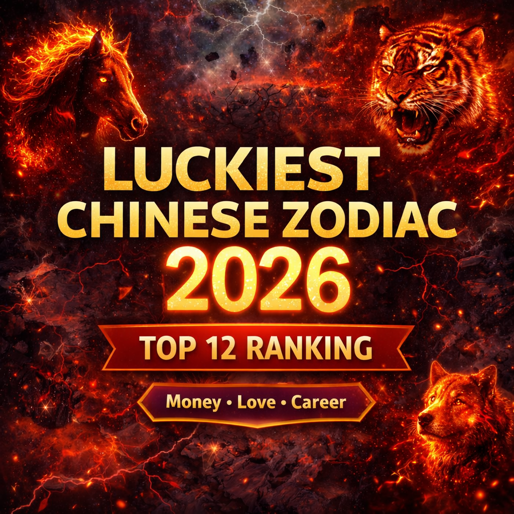 Your 2026 Luck Score Is Here: luckies chinese zodiac ranking 2026 (All 12 + Best Luck Lanes) | AstroandCharm luckies chinese zodiac ranking 2026 cover image: top 12 ranking for money, love, and career