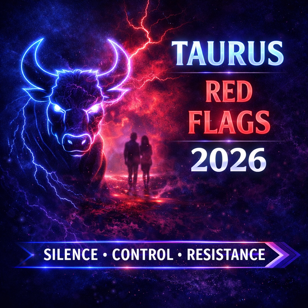 taurus red flags 2026 cover image with silence control resistance badge