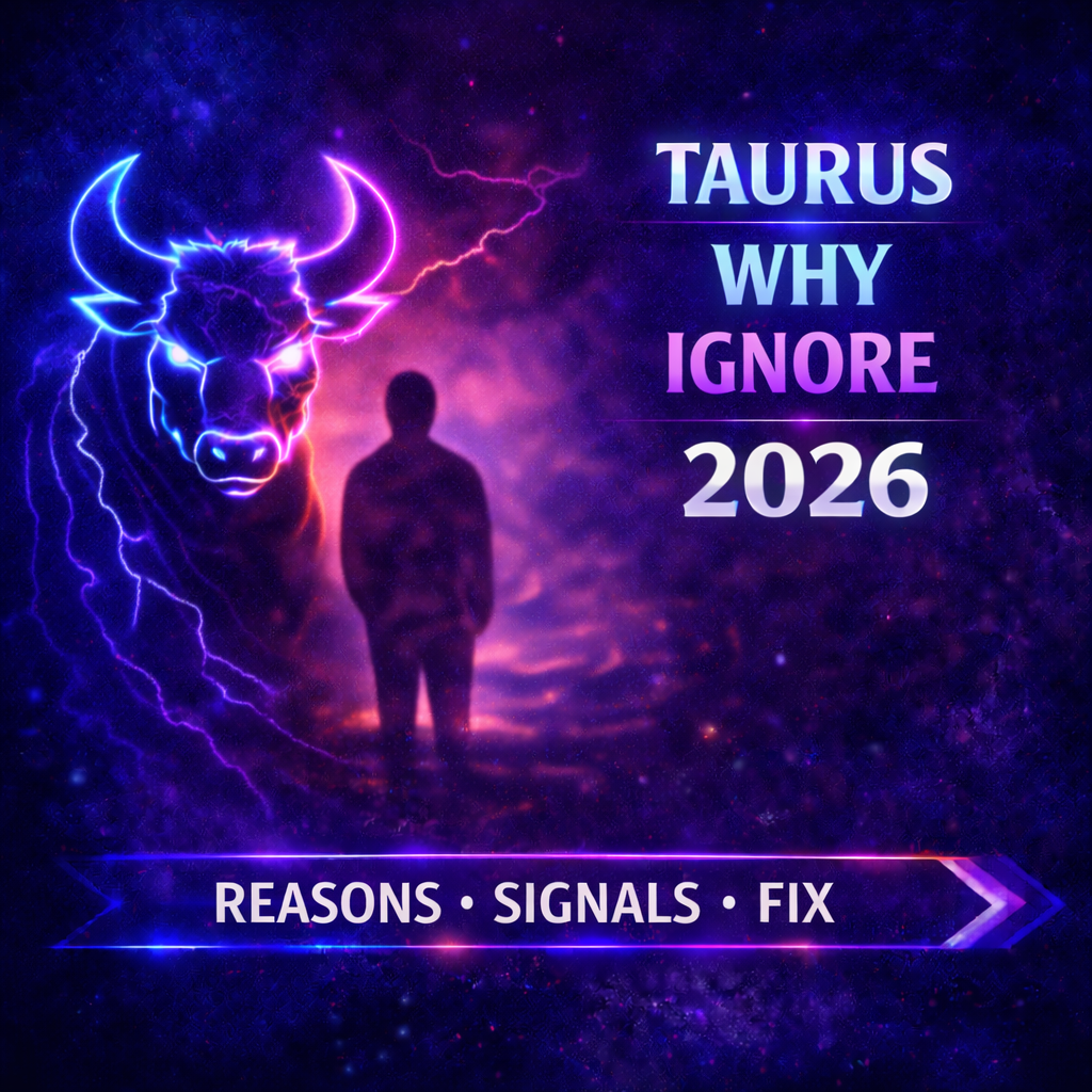 why taurus ignores you 2026 cover image with reasons signals fix badge