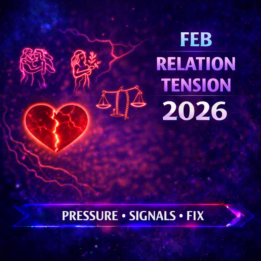 zodiac signs facing relationship tension february 2026 cover image with pressure signals fix badge