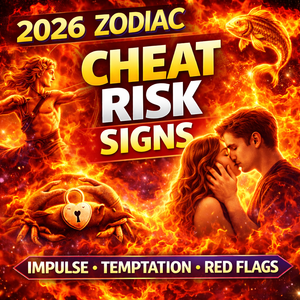 zodiac signs most likely to cheat cover image with impulse temptation red flags badge