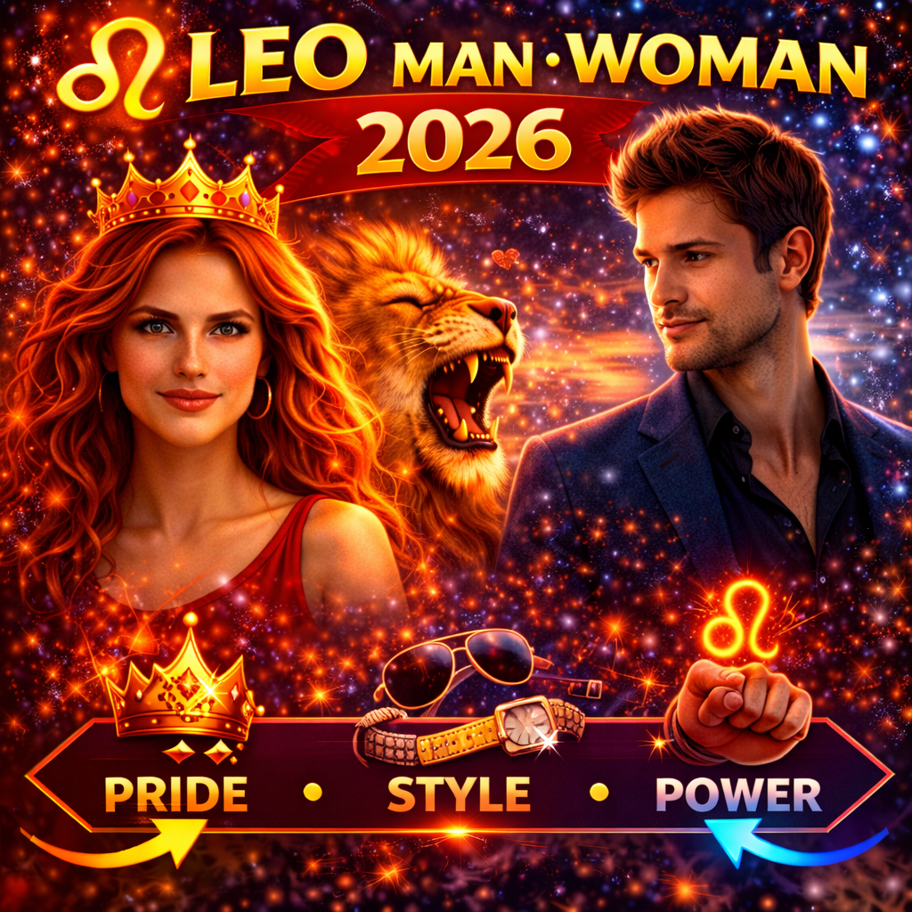 difference between leo man and leo woman in 2026 cover image with pride style power badge