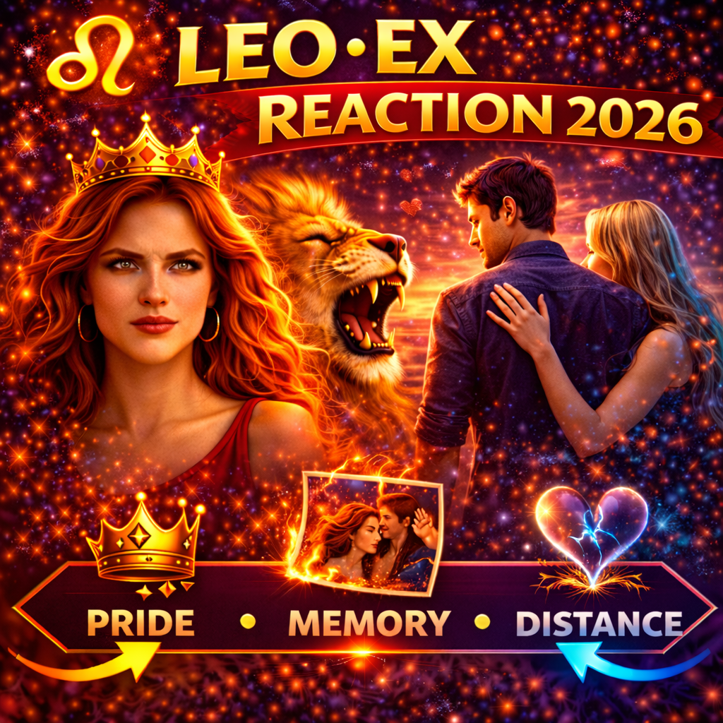 how leo handles an ex in 2026 cover image with pride memory distance badge
