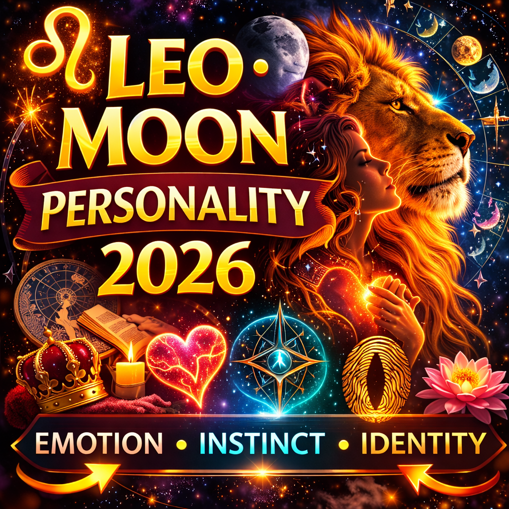 how moon signs change leo personality in 2026 cover image with emotion instinct identity badge