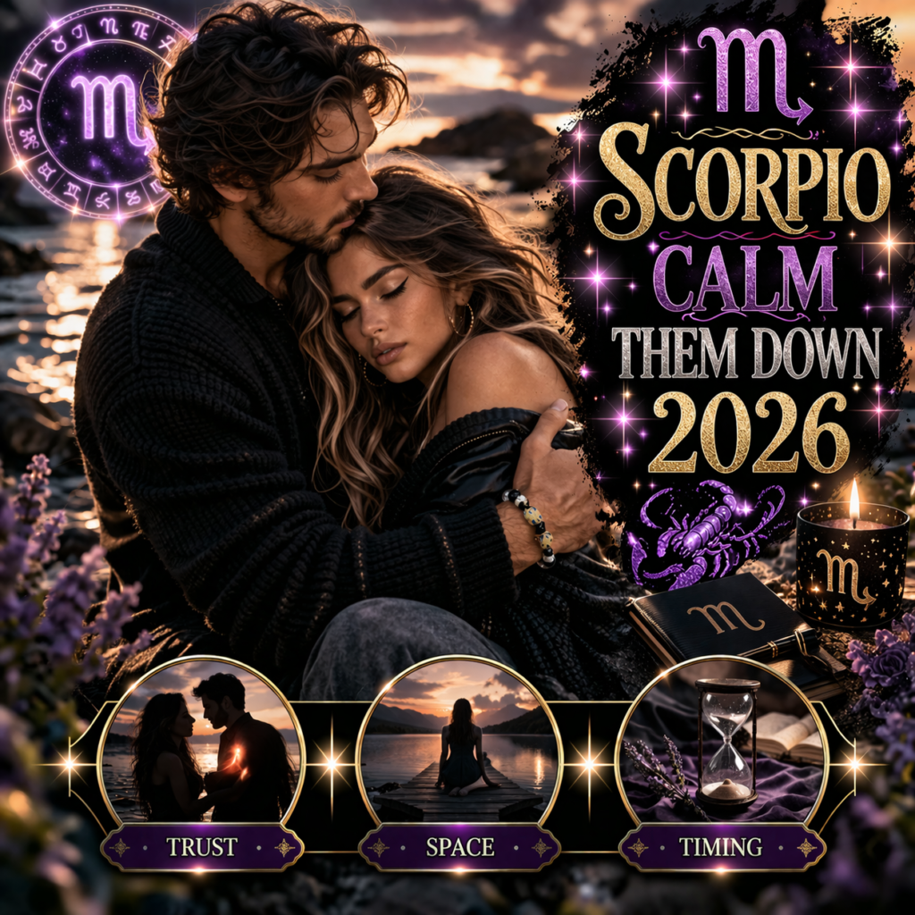 How to Calm Down a Scorpio When They Are Upset in 2026: What Works and What Makes It Worse | AstroAndCharm how to calm down a scorpio when they are upset in 2026 cover image with trust space timing badge