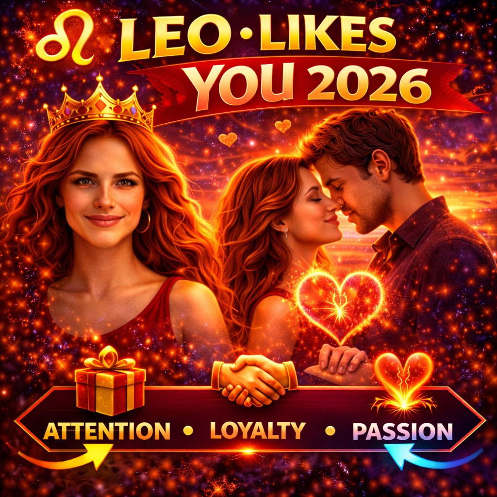 how to know if a leo likes you in 2026 cover image with attention loyalty passion badge