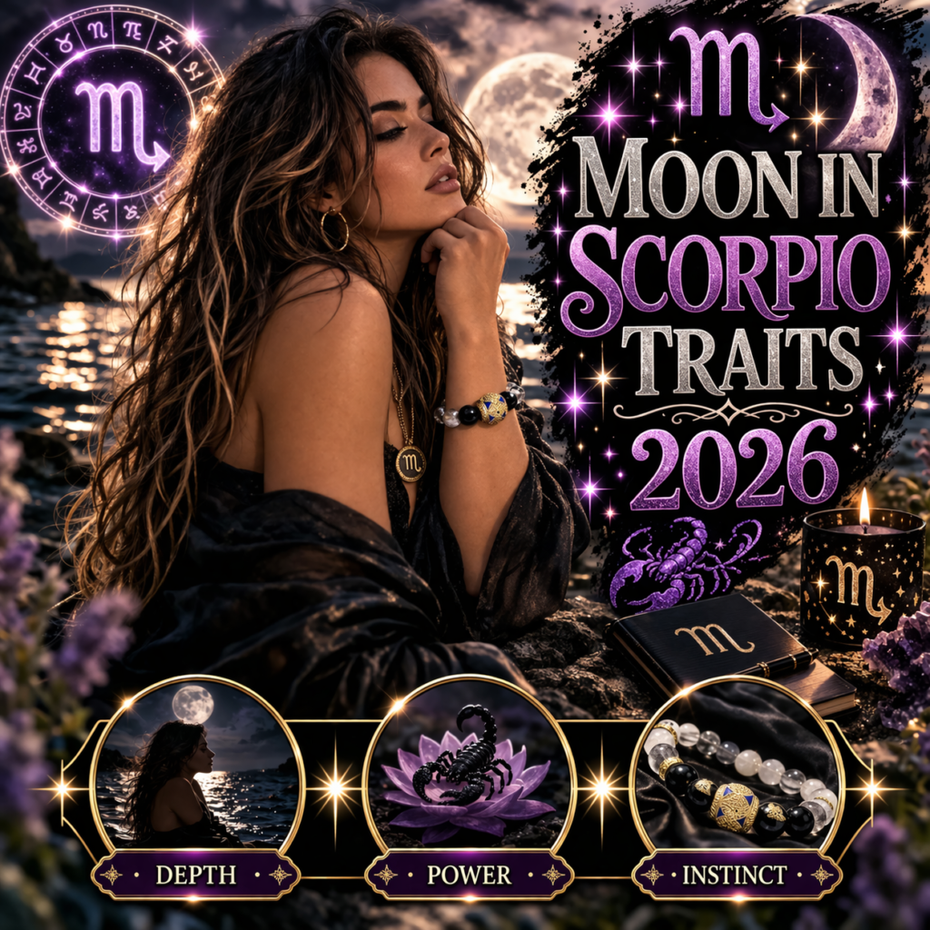 moon in scorpio personality traits in 2026 cover image with depth power instinct badge