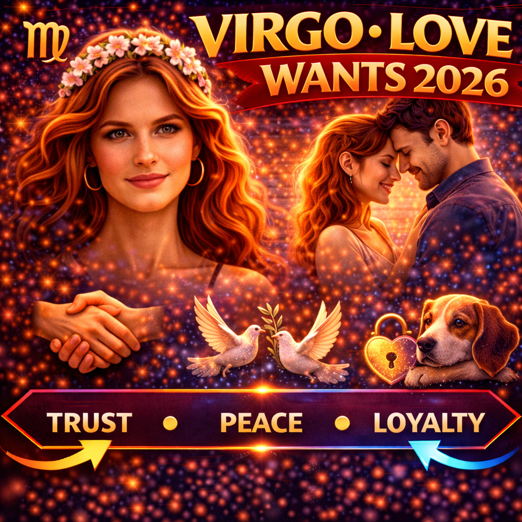 what virgo wants in love in 2026 cover image with trust peace loyalty badge