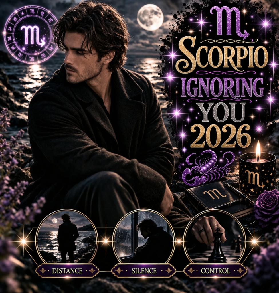 why scorpio is ignoring you in 2026 cover image with distance silence control badge