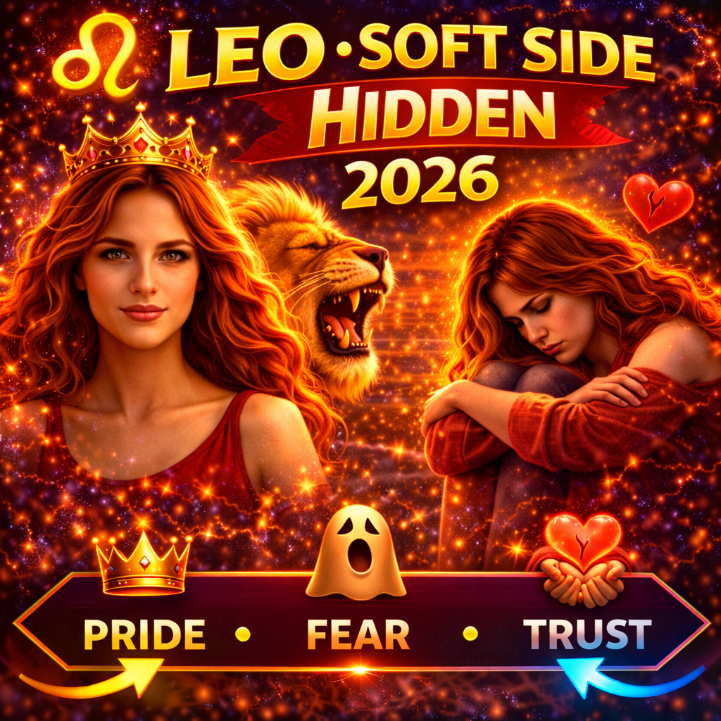 why leo hides their soft side in 2026 cover image with pride fear trust badge