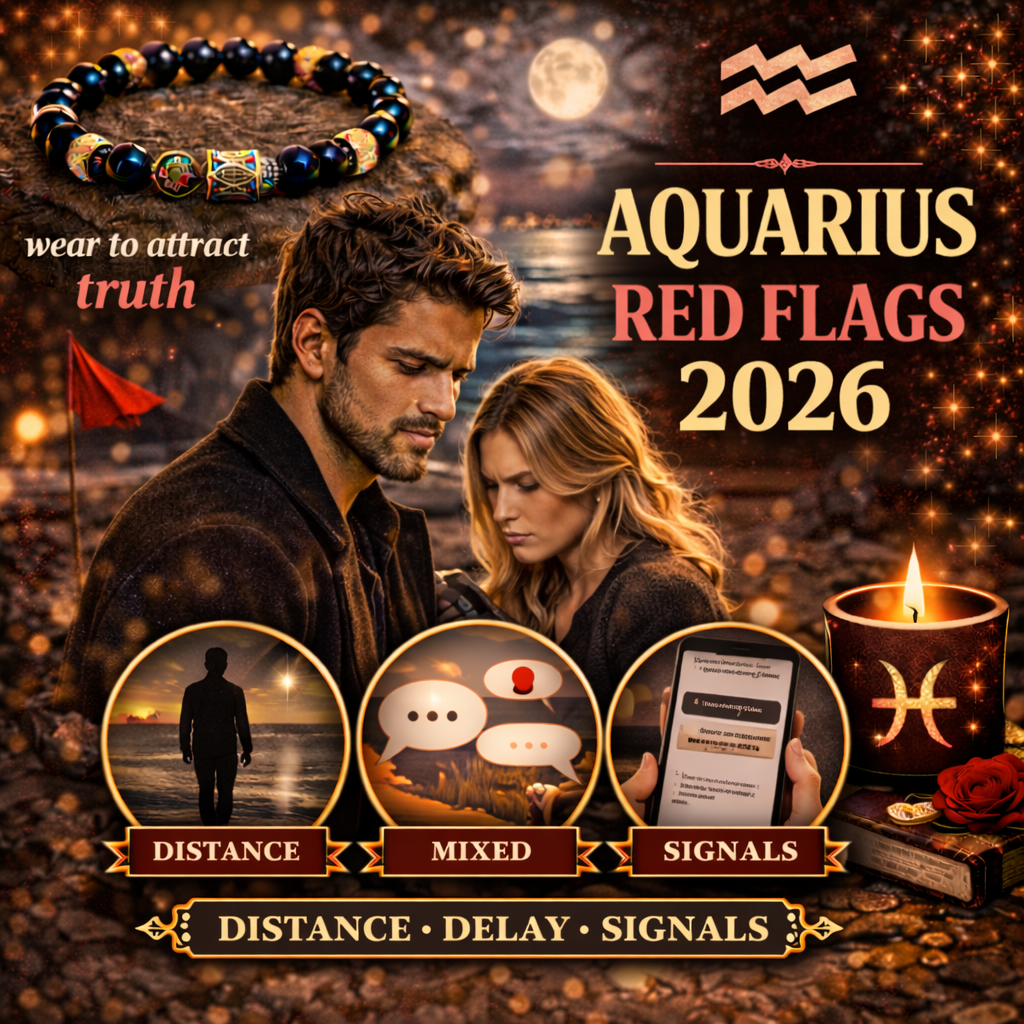 aquarius relationship red flags in 2026 cover image with distance mixed signals badge