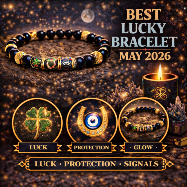 best lucky charm bracelet for may 2026 cover image with luck protection glow badge