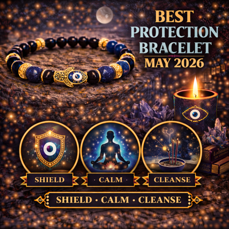 best protection charm bracelet for may 2026 cover image with shield calm cleanse badge