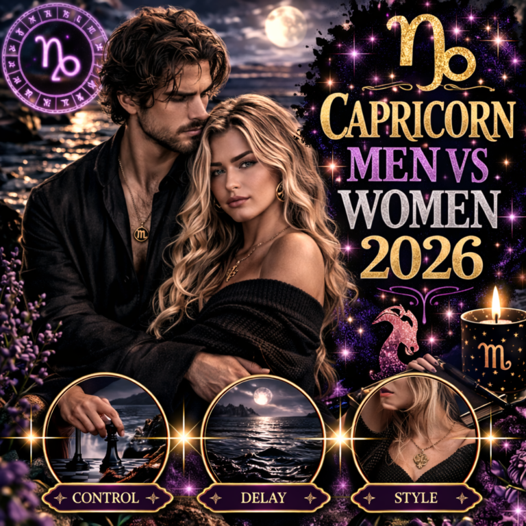 difference between capricorn men and women in 2026 cover image with control depth style badge