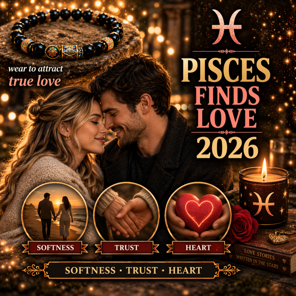 how pisces finds love in 2026 cover image with softness trust heart badge
