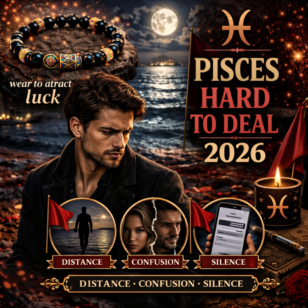 why pisces men are so hard to deal with in 2026 cover image with distance confusion silence badge