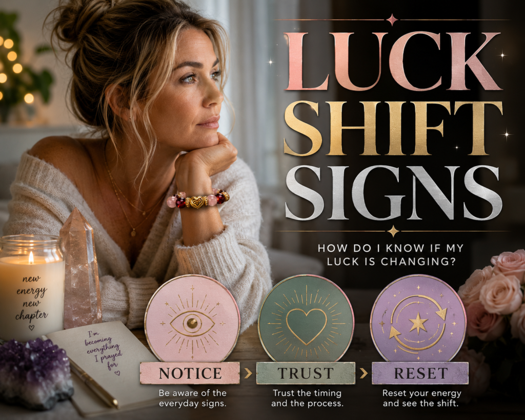 how do I know if my luck is changing cover image with notice trust reset badge