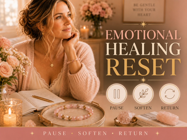 how to emotionally heal cover image with pause soften return badge