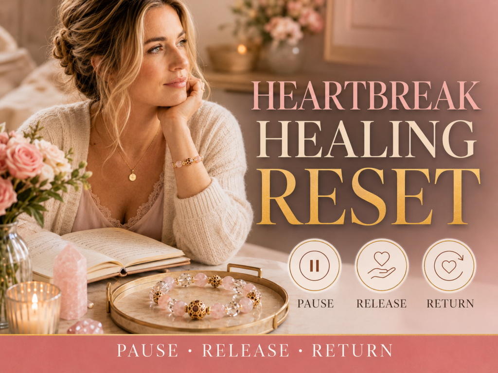how to heal after heartbreak cover image with pause release return badge