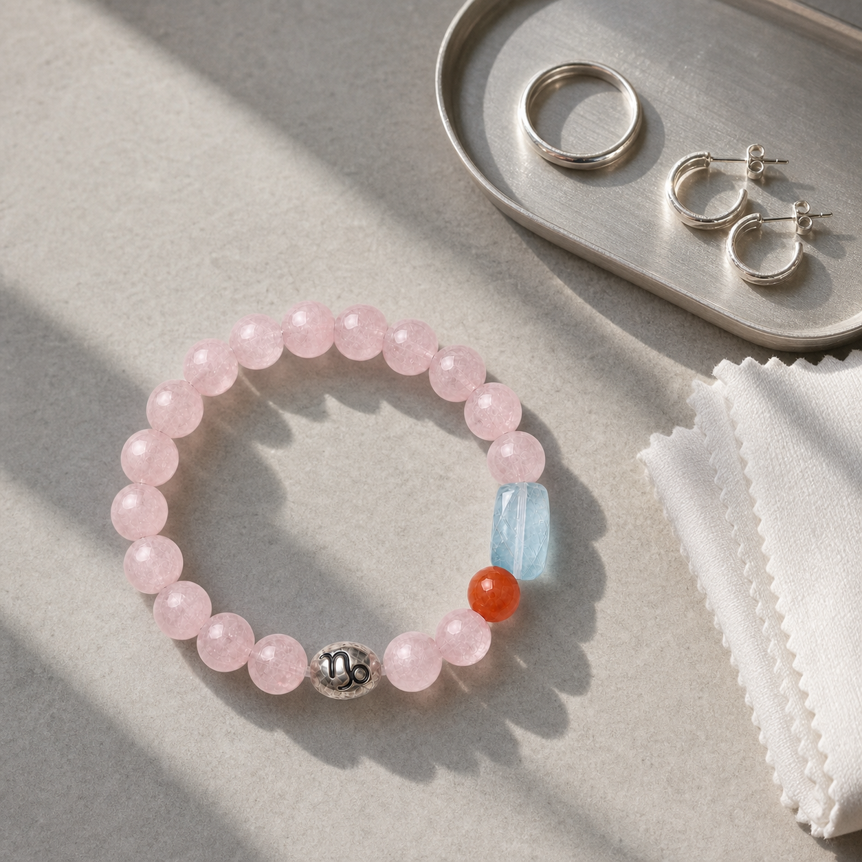 Capricorn Zodiac Crystal Bracelet